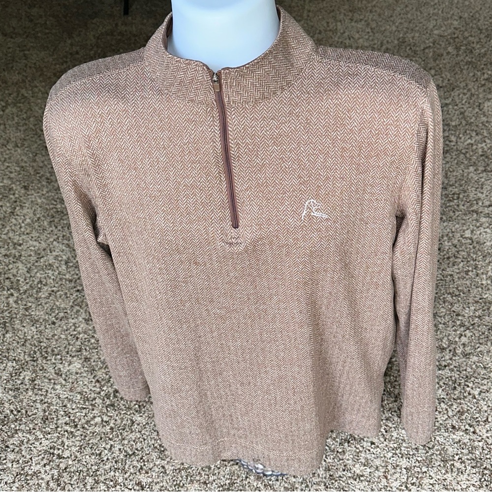 *Rhoback* lightweight mens casual golf pullover shirt - M - stunning!